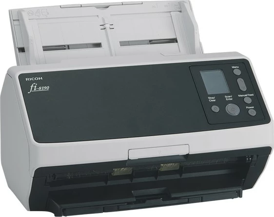 Skaner dokumentesh Fujitsu Ricoh fi-8190, 600x600 DPI, 90ppm, ADF, i zi/gri