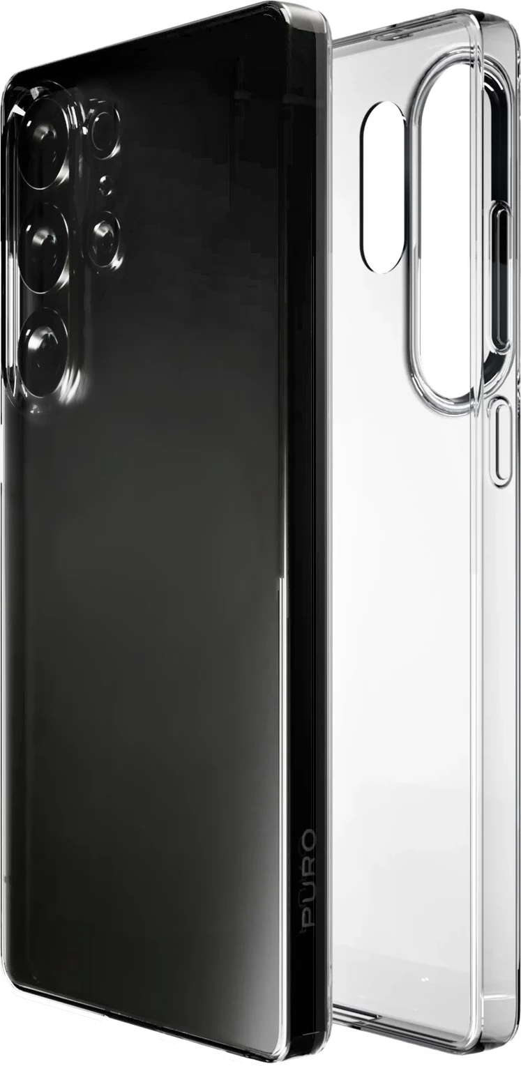 Mbështjellës silikoni Puro 03 Nude për Samsung Galaxy S25 Ultra, Transparent