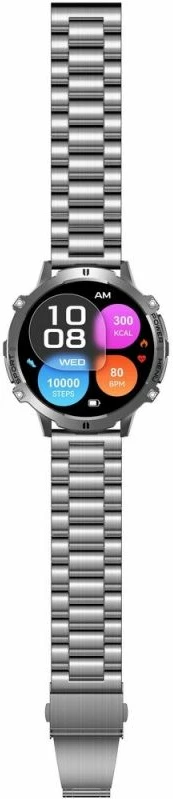 Smartwatch Gravity GT42-3, rrip grafit + byzylyk