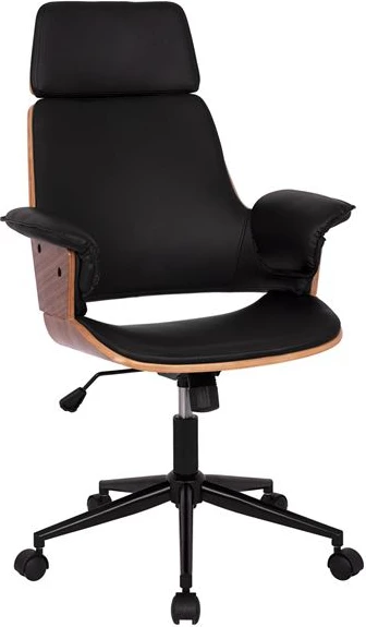 Karrige për zyre Superior Pro FH1110.01, e zezë/dru