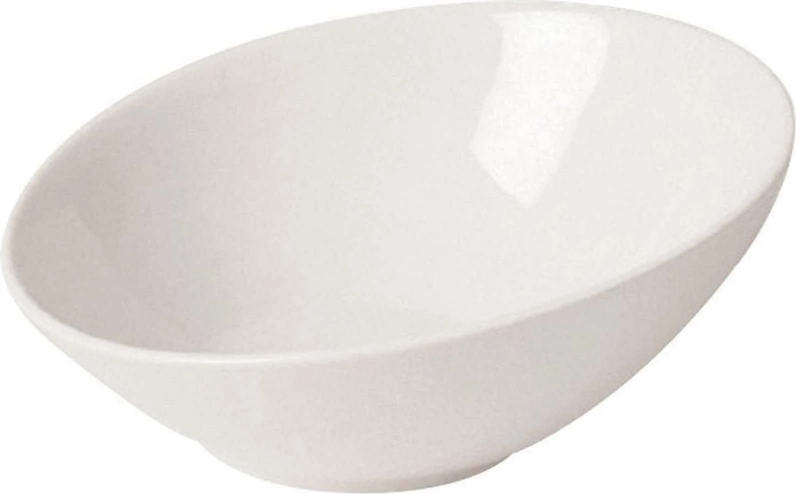 Tas porcelani Porland Dove 220 mm 560 ml, krem, set 6 copë