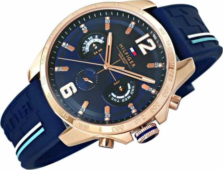 Orë dore për meshkuj Tommy Hilfiger, kaltër