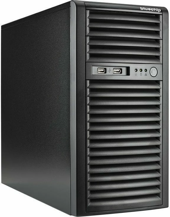 Server bluechip SERVERline T30331s, Xeon E-2414, 32GB RAM, 2x480GB SSD, 2x Gigabit Ethernet, zi