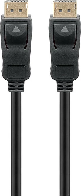 Kabllo DisplayPort Goobay 64798, 2 m, DP 1.4, 8K@60Hz, 240Hz, e zezë