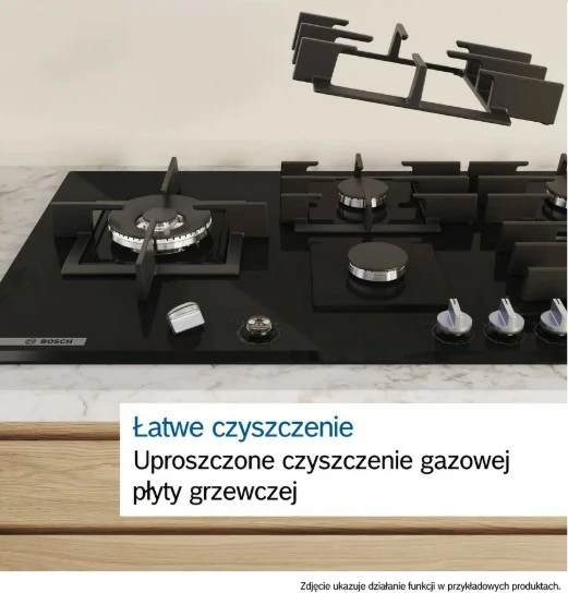 Sobë gazi Bosch PRB3A6I40, 2 zona, e zezë