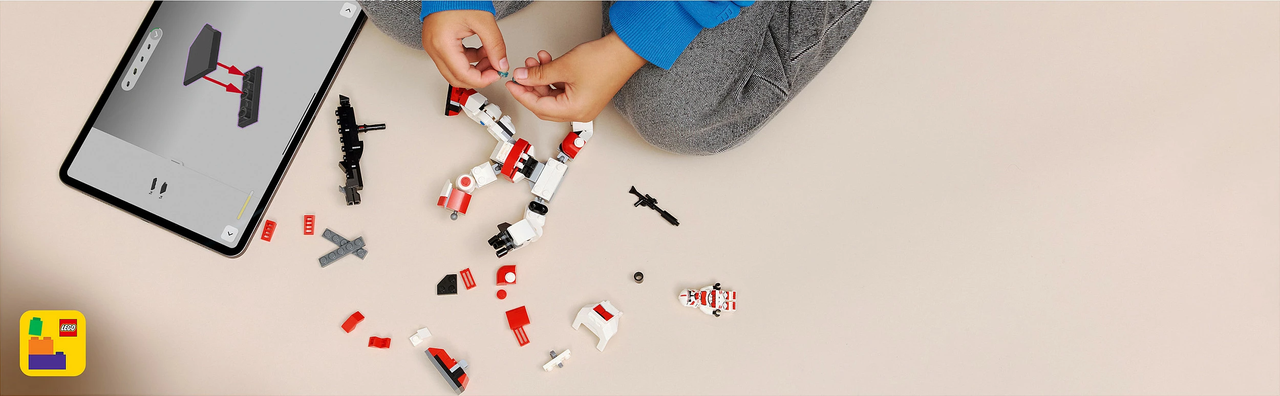 Set ndërtimi LEGO Star Wars 75448 Clone Shock Trooper Mech, 151 pjesë, shumëngjyrësh
