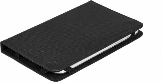 Mbështjellës me stand për tablet 7" RIVACASE 3212, mbyllje magnetike, poliuretani, i zi