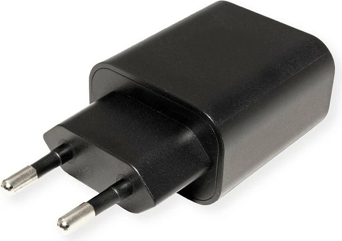 Karikues VALUE USB-C PD 25W, Euro prizë, i zi