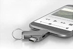 Adapter USB-C TerraTec Connect C500, Type-C mashkull në Type-C femër + Micro-USB, argjendi