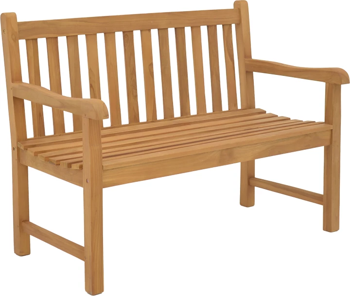 Divan Nat dru teak, ngjyrë natyrale, 120x57x96cm