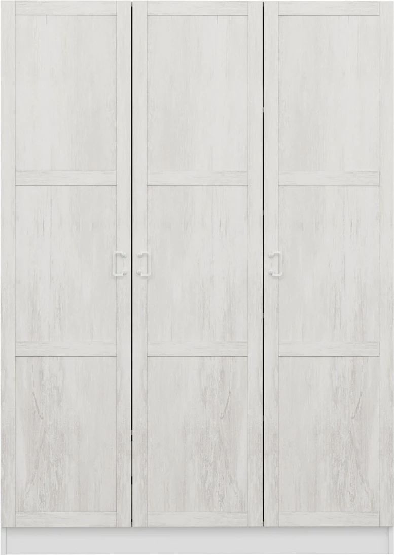 Dollap Skye Decor, ngjyrë e bardhë, 135x210x52 cm