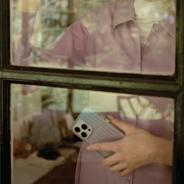 Mbështjellës Uniq Coehl Linear për Apple iPhone 14 Pro Max 6.7\", hardcase plastik, Stardust vjollcë