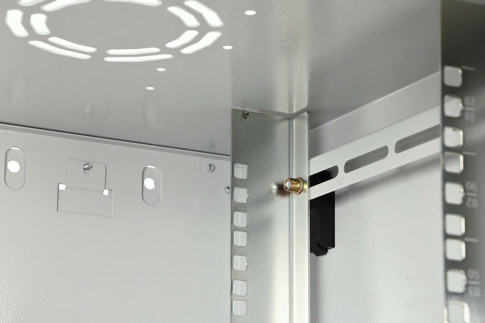 Kabinet rrjeti muror 19" 7U, Digitus DN-37100, derë me xham, 60 kg, IP20, i pa-montuar, gri