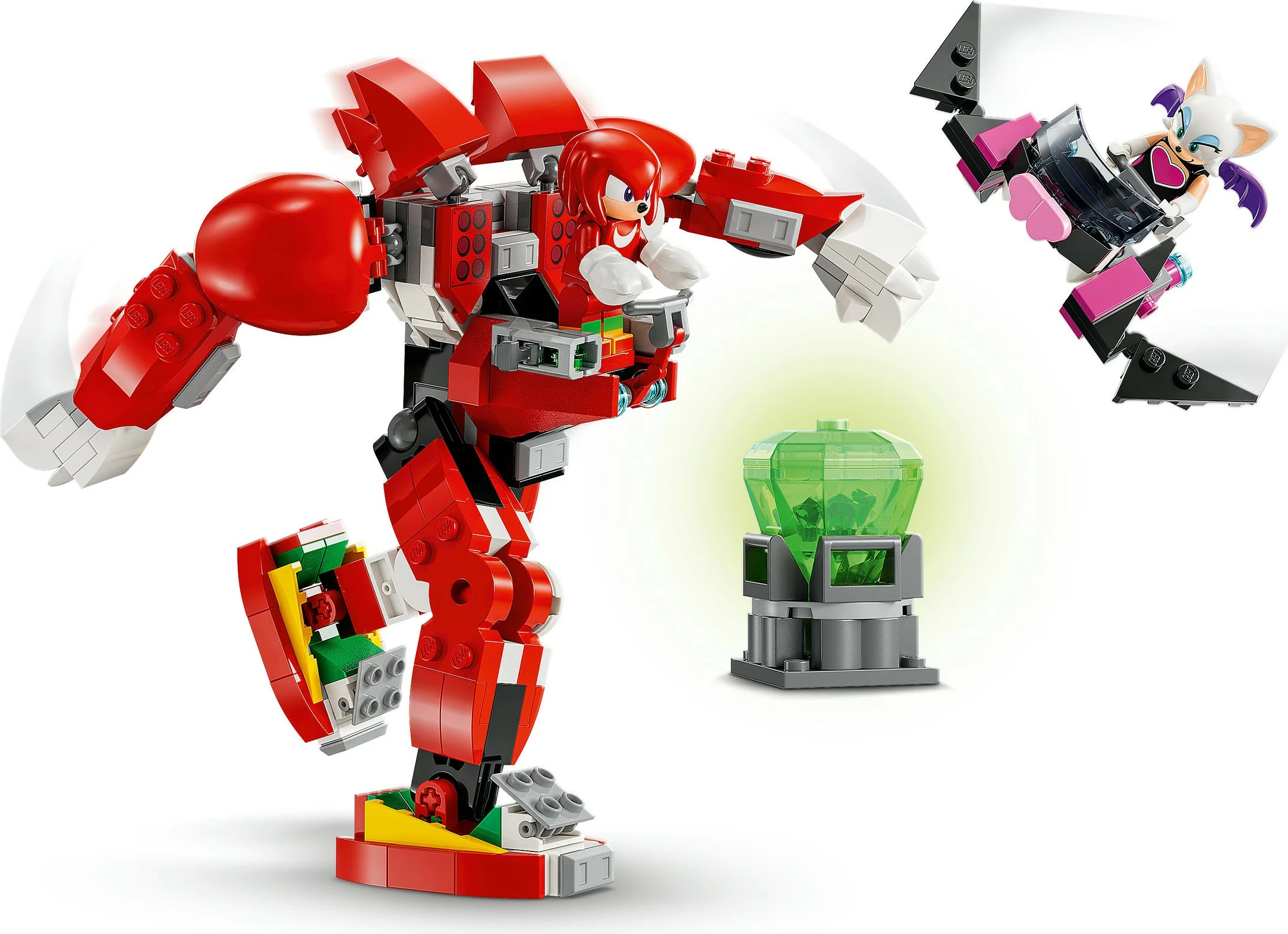Set ndërtimi LEGO Sonic the Hedgehog 76996 Knuckles Guardian Mech, 276 pjesë, multikolor