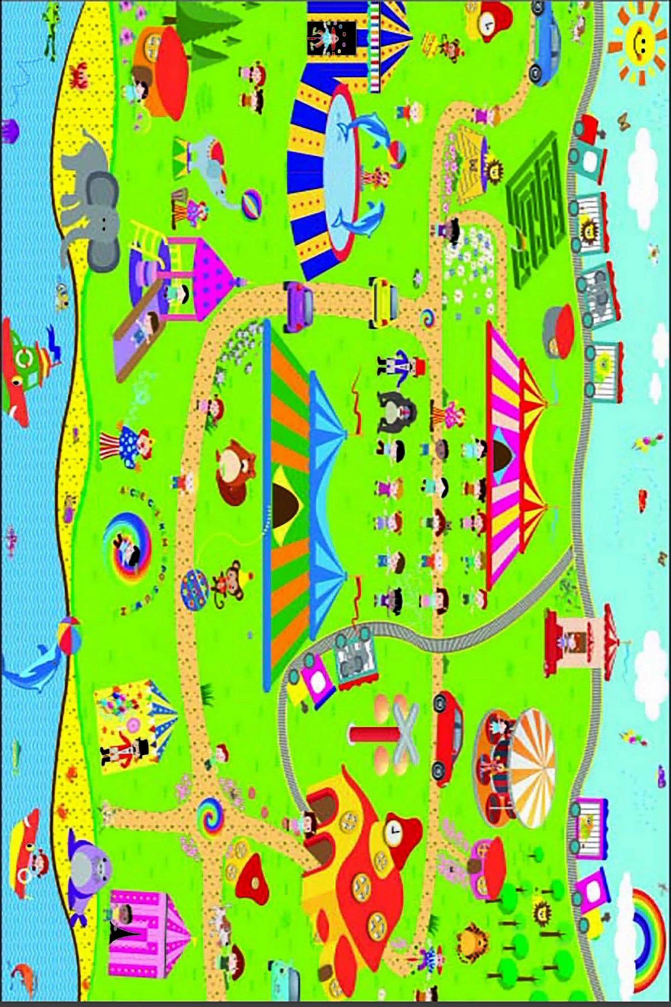 Qilim për korridor, shumëngjyrësh, Conceptum Hypnose, ELS627, 100x150cm