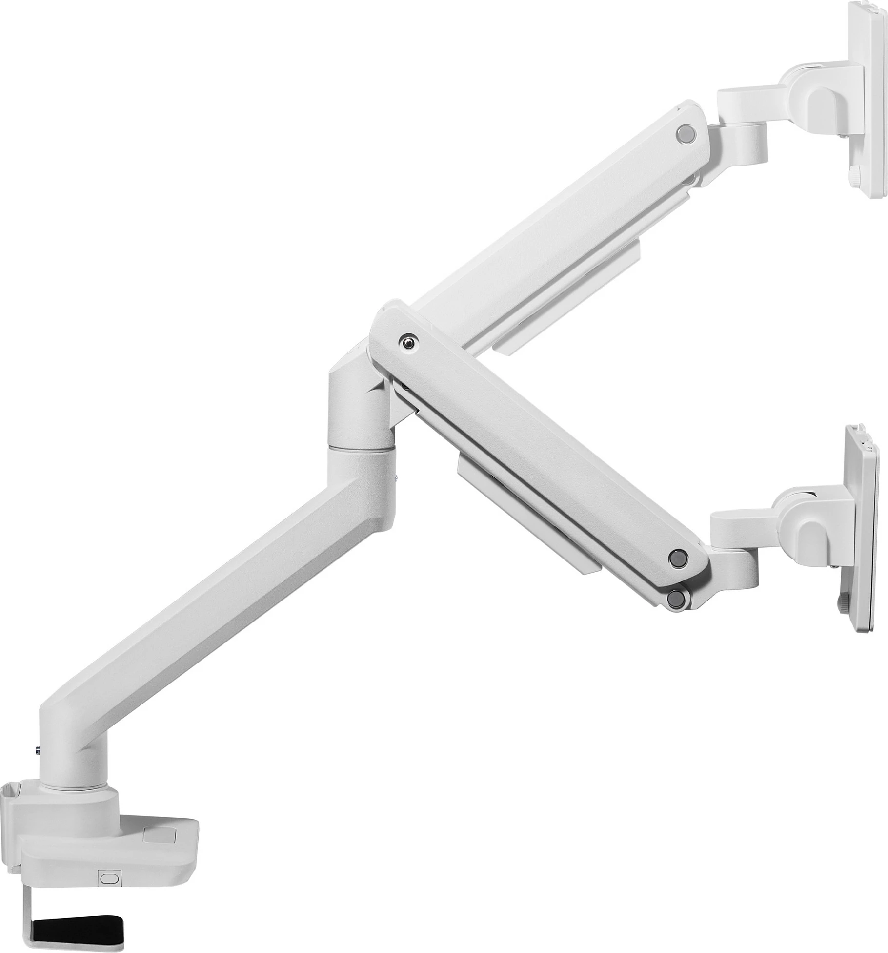 Mbajtëse monitori EQUIP Tischhalterung 17"-49", gas spring, VESA 75x75/100x100, 20 kg, e bardhë