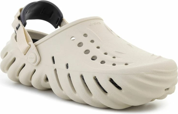 Atlete Crocs Echo Clog 207937-2YJ, bone/black