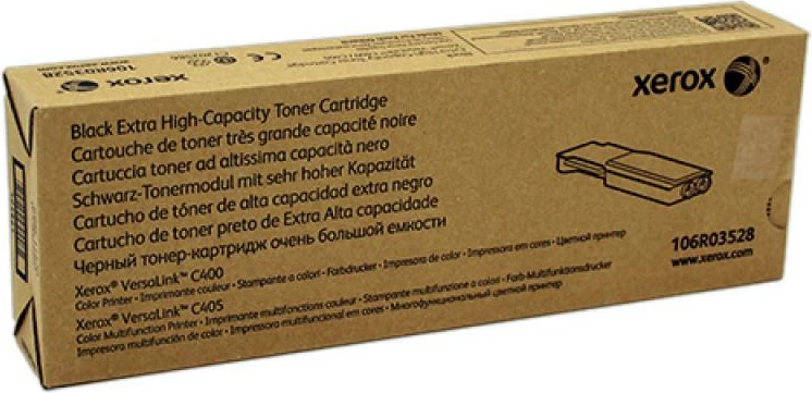 Toner Xerox 106R03528 extra kapacitet 10,500 faqe për VersaLink C400/C405 e zezë