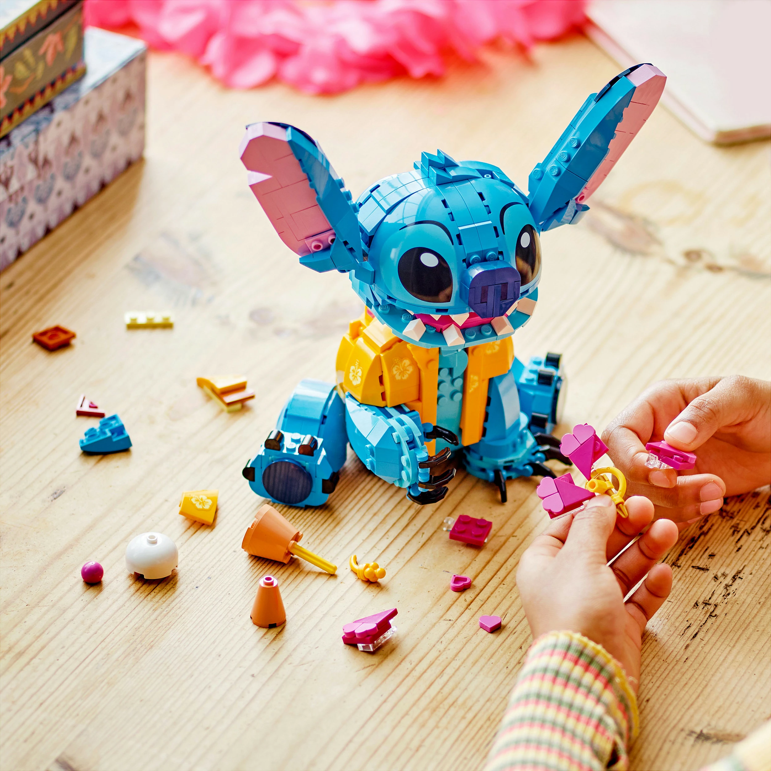 Set ndërtimi LEGO Stitch, 9 vjeç e lart, Plastikë, 730 pjesë, shumëngjyrësh