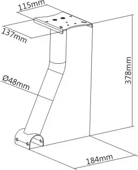 Mbajtëse shifteri UVI Gear Shift Mount PRO V2 (UVIRSGSM), çelik, 10 kg, e zezë