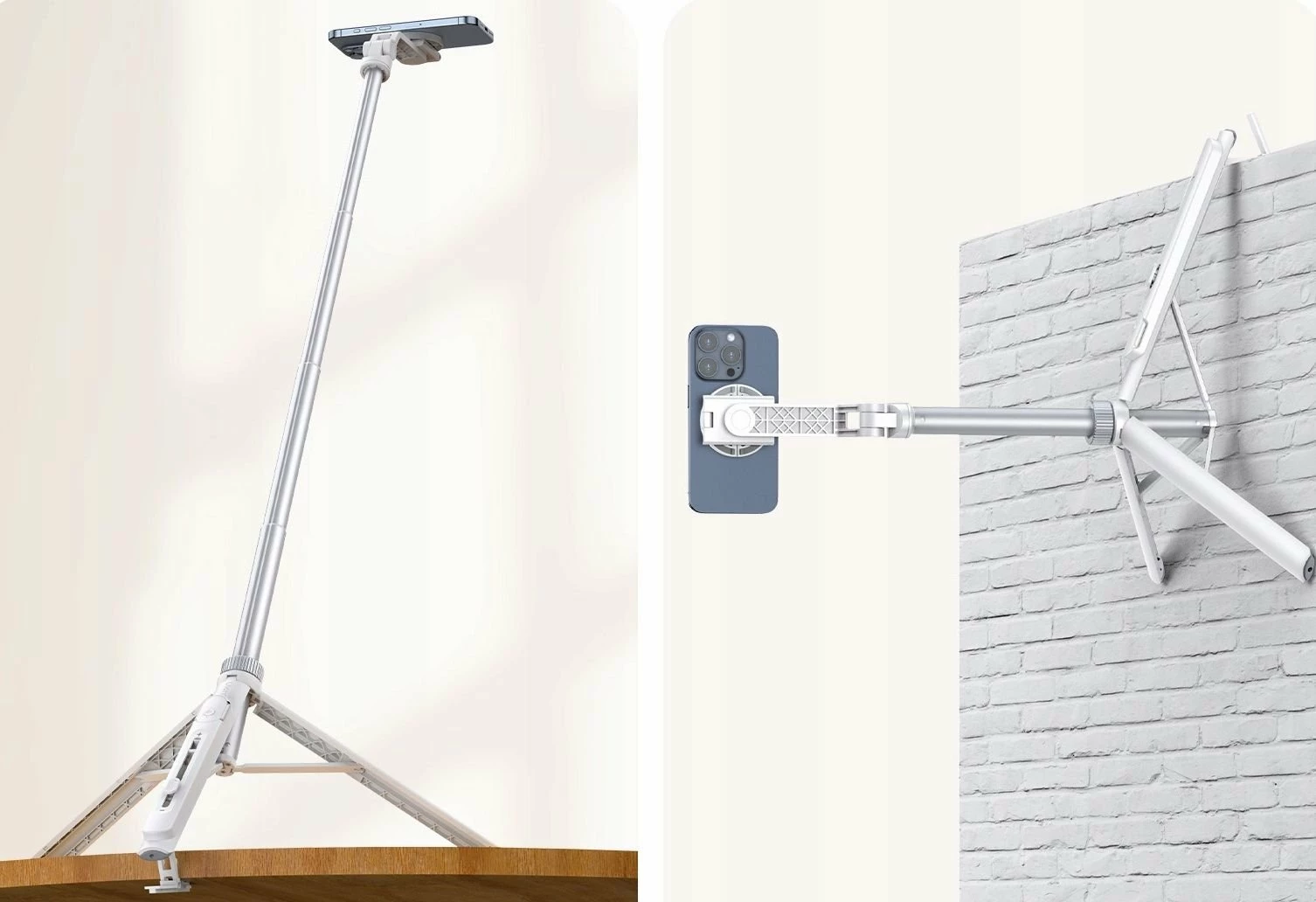 Selfie stick tripod Ulanzi TT88 (T111) 1.44 m MagSafe me telekomandë Bluetooth, e bardhë