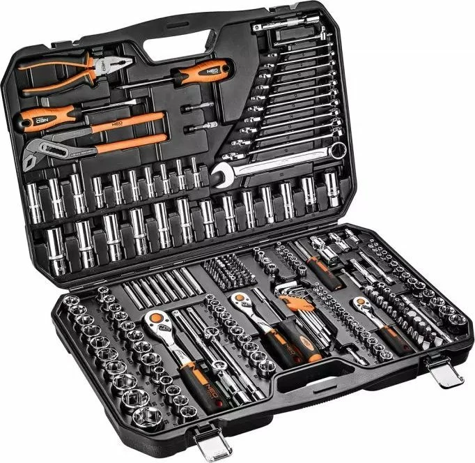 Set veglash Neo 10-078, 233 copë, kuti plastike e zezë