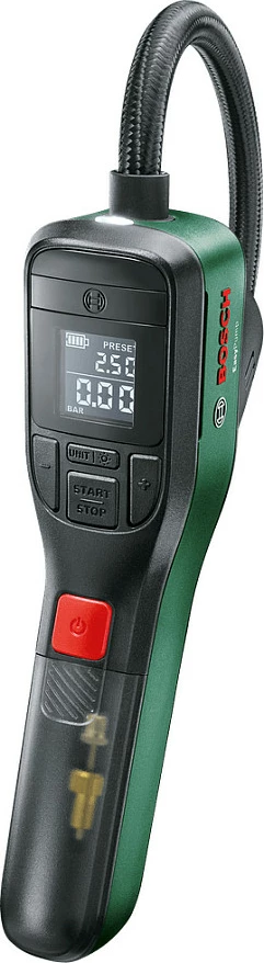 Pompë Bosch EasyPump, 10 bar, 10 l/min, USB Type-C, E zezë, E gjelbër, E kuqe