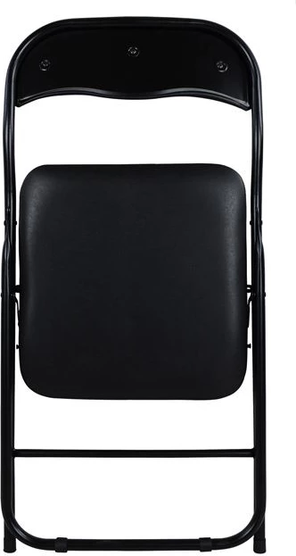 Karrige palosëse PU e zezë FH0044 38x47x82 cm, set prej 6 copë