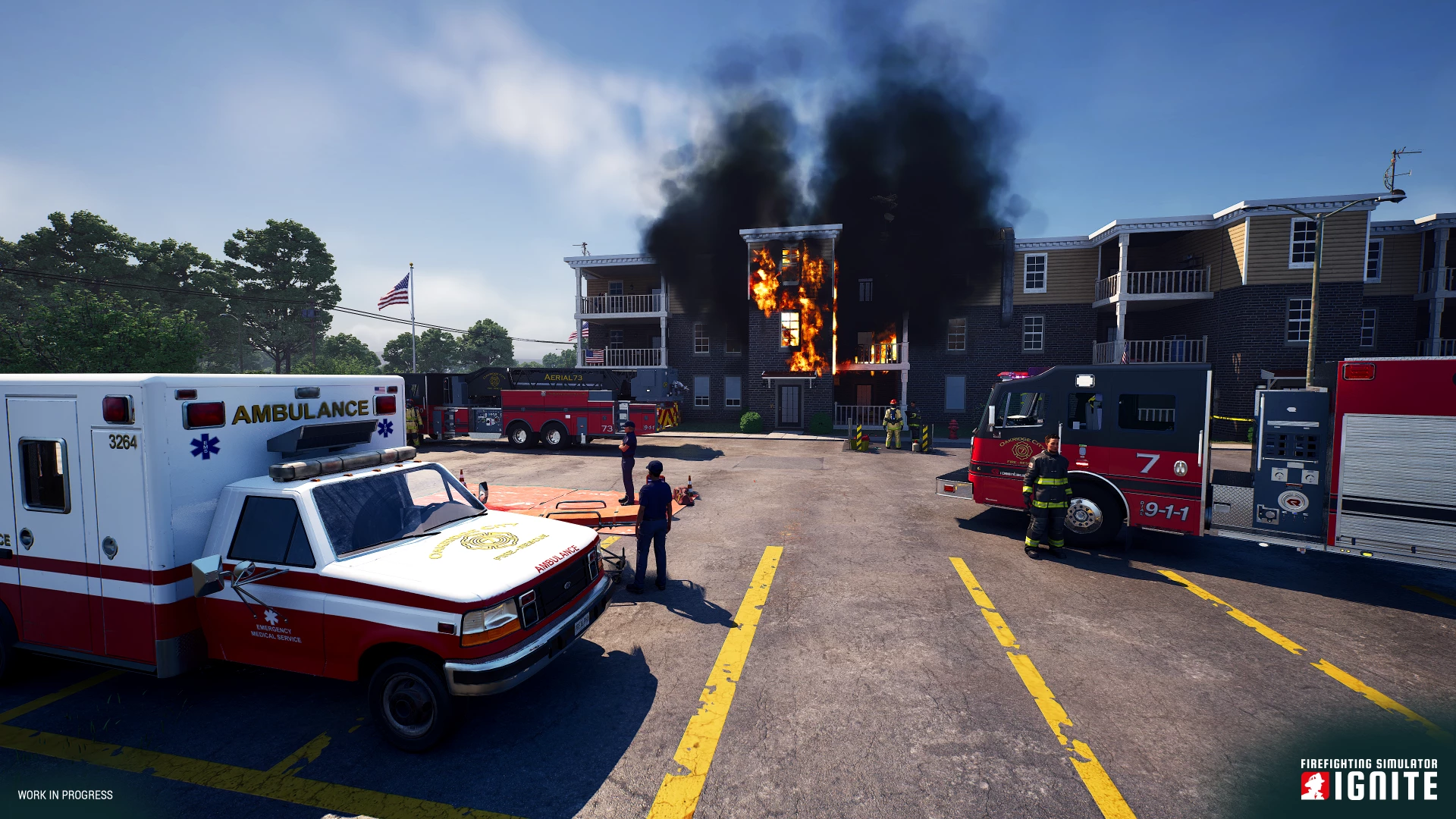 Lojë Astragon Firefighting Simulator: Ignite për Xbox Series X (XBSX), Fire Station Companion Pack