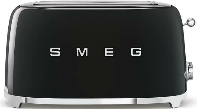 Toster, SMEG, TSF02BLEU, me kontroll të theksimit dhe funksione praktike, e zezë