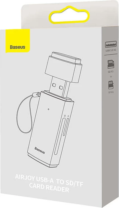 Lexues kartelash Baseus Lite Series WKQX060013, USB, SD/TF, 2 TB, Gri