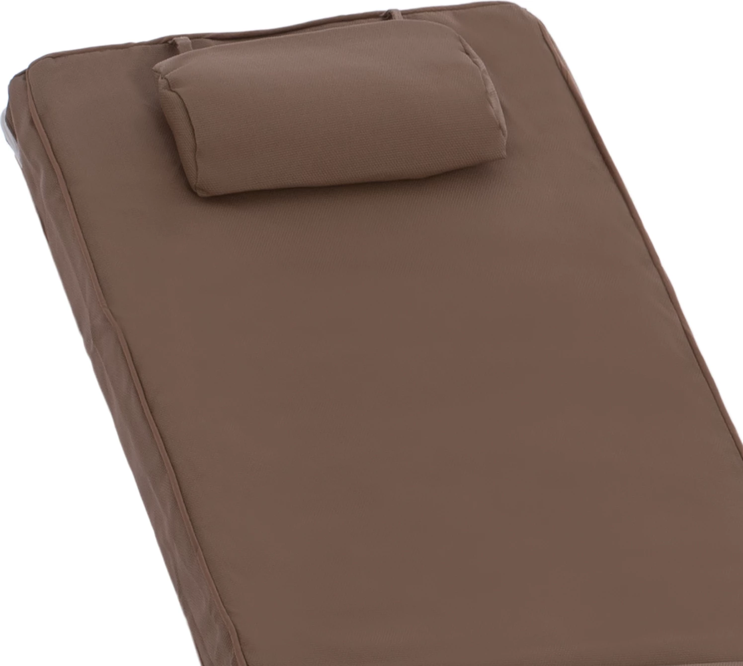 Jastëk për shezlong, Textilene, 600gr, Sifnos, moka, FH11236.04T, 196(117+1+78)x58x9 cm