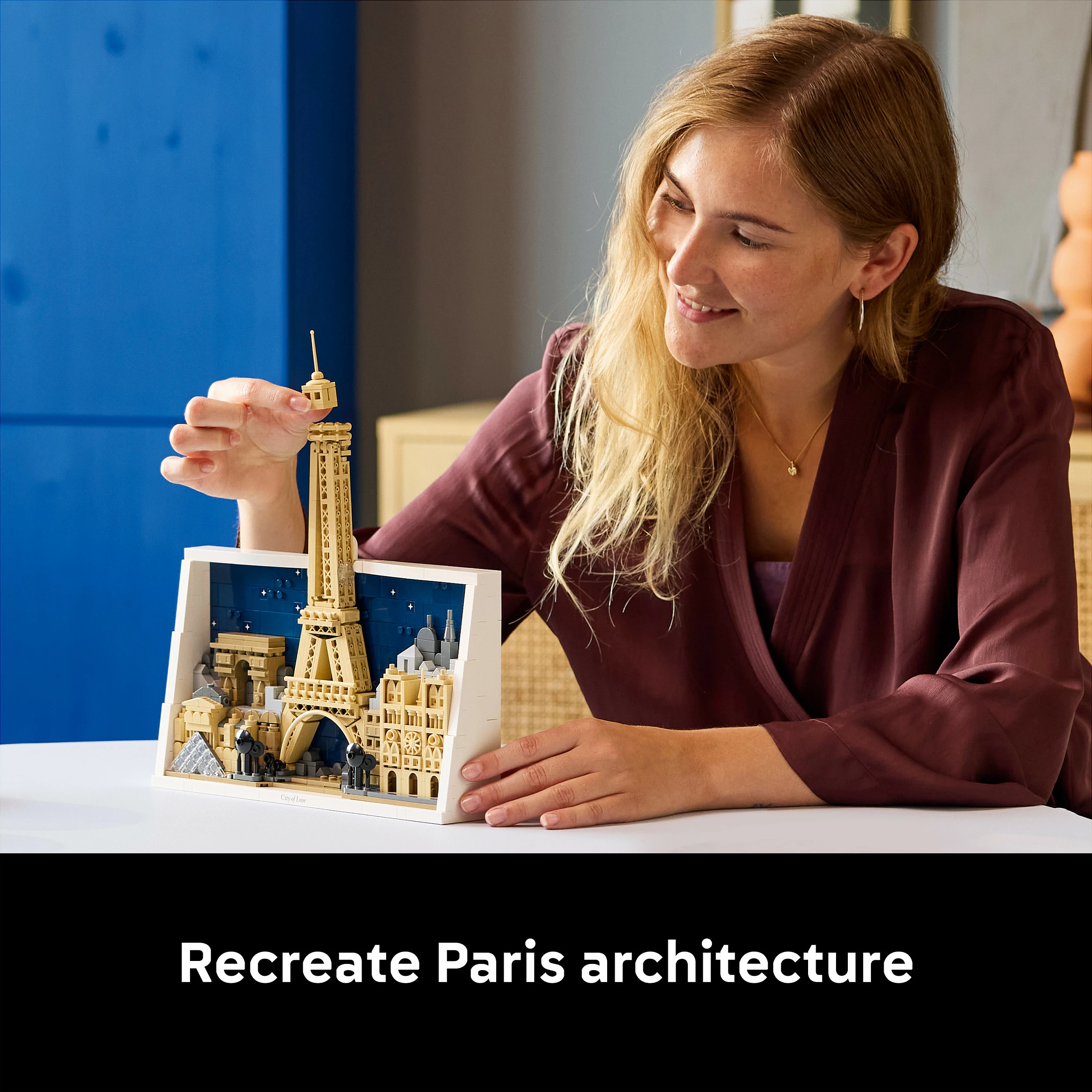 Set ndërtimi LEGO Architecture Paris City of Love 21064, 958 copa, multikolor