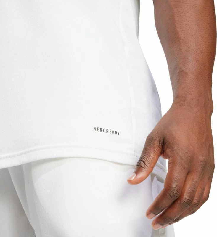 Maicë polo për meshkuj adidas, e bardhë [Madhësia: XXL]