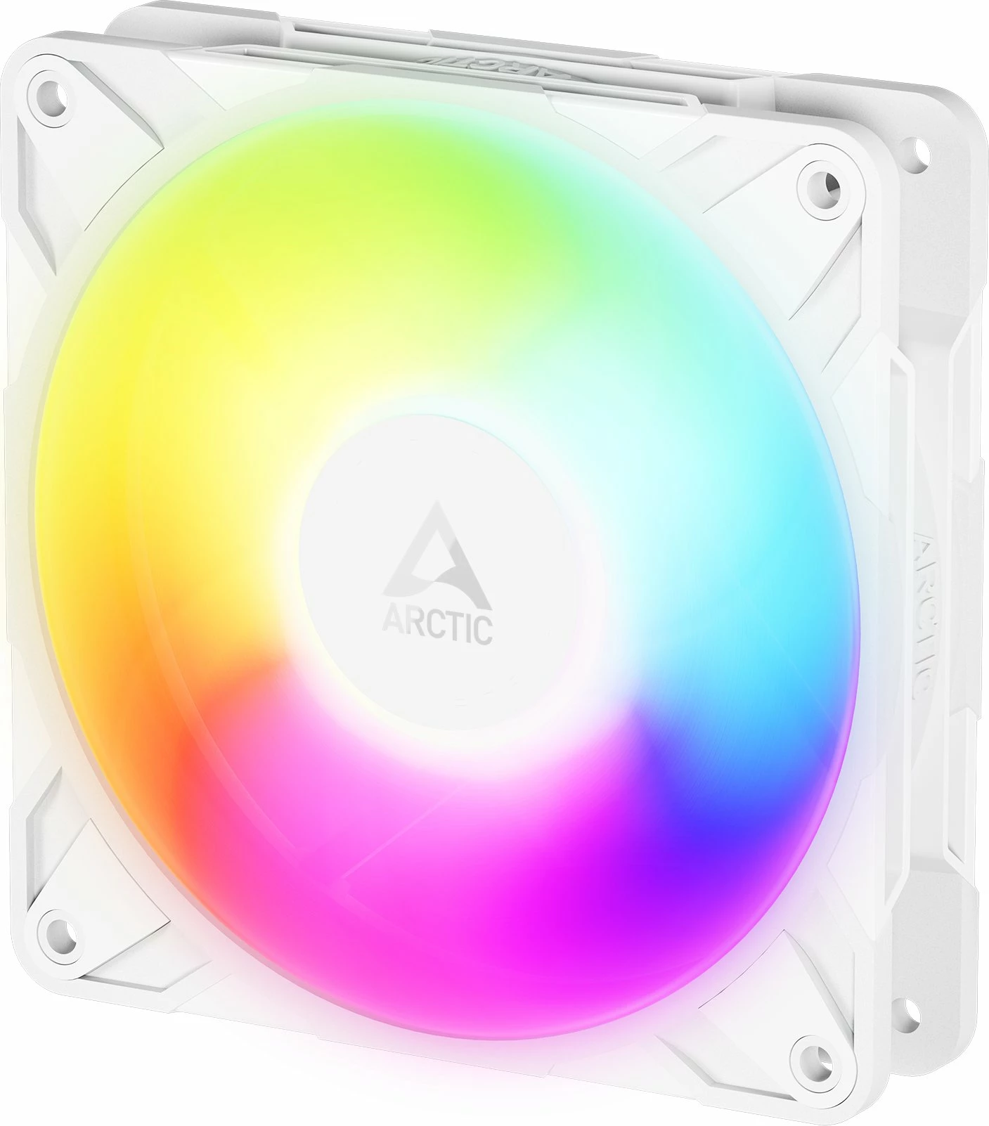 Ventilator për kasë PC Arctic P12 Pro Reverse A-RGB 120mm PWM (ACFAN00325A), i bardhë, 1 copë
