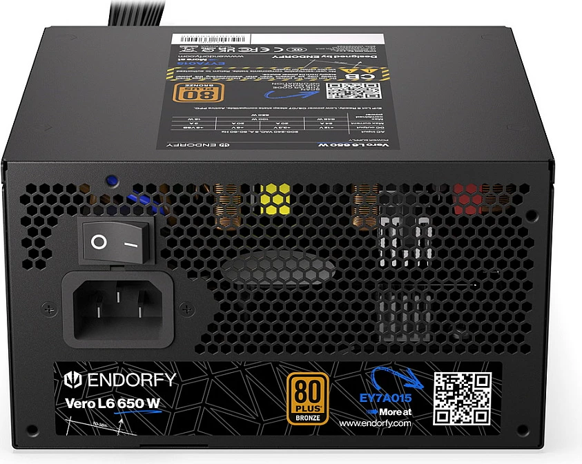 Furnizues rryme Endorfy Vero L6 650W, 80 PLUS Bronze, ATX 3.1, jo-modular, i zi