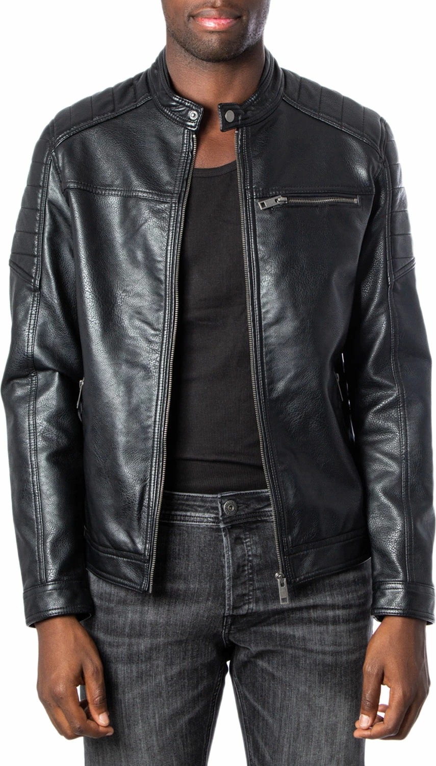 Jakne për meshkuj Jack & Jones JJEROCKY NOOS 12147218, e zezë [Madhësia: S]
