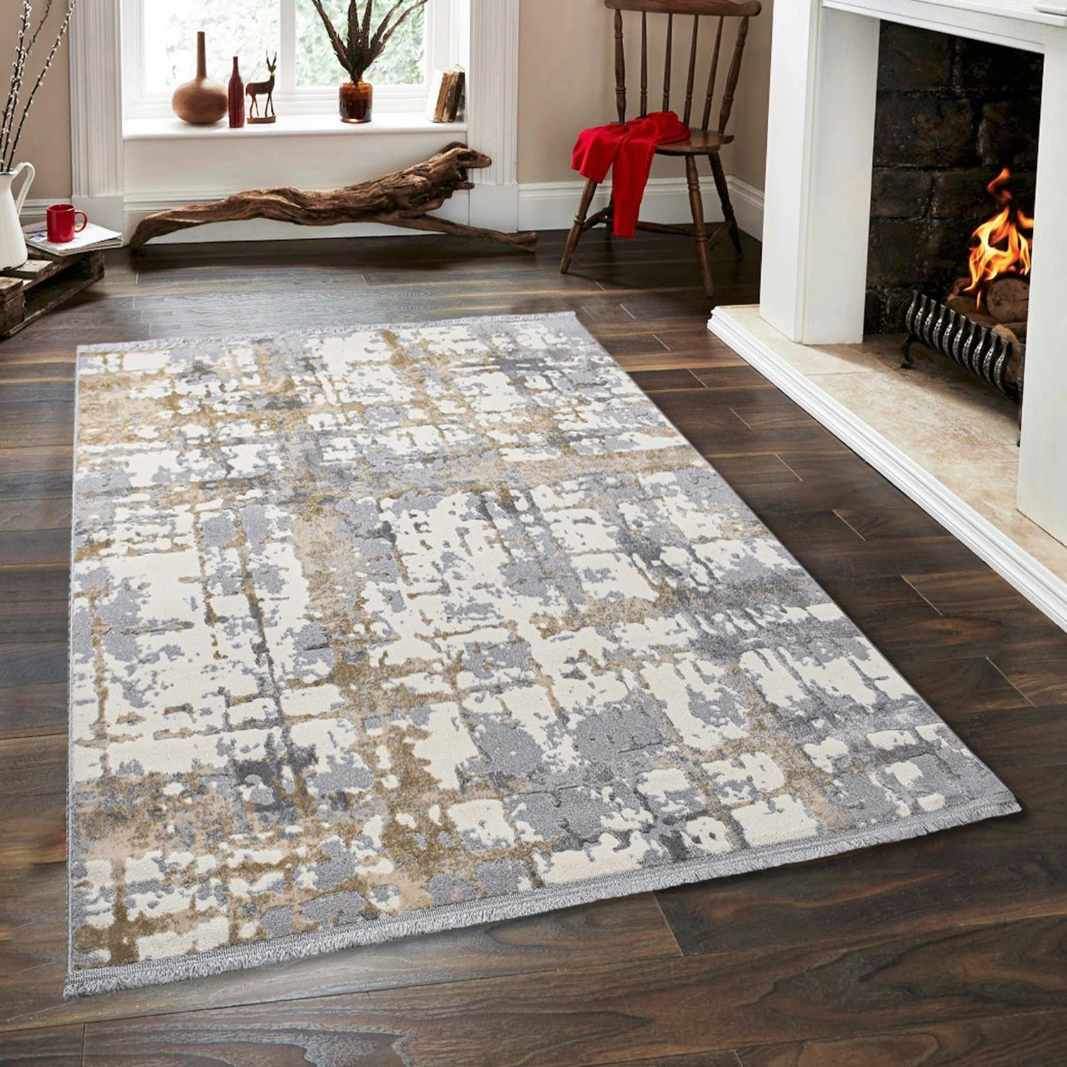 Qilim korridori, 80x150cm, Conceptum Hypnose, Notta 1100, ngjyrë gri, bezhë, krem