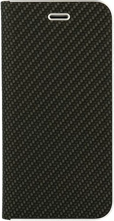 Mbështjellës flip HAVANA Premium për Samsung Galaxy S10 Lite G770 / Galaxy A91 A915, mbyllje magnetike, xhep për kartë, e zezë Carbon