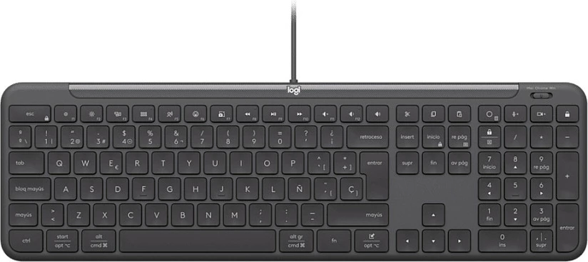 Set tastierë dhe Maus Logitech MK620, USB me kabllo, full-size, Swiss layout, 4000 DPI, gri e errët