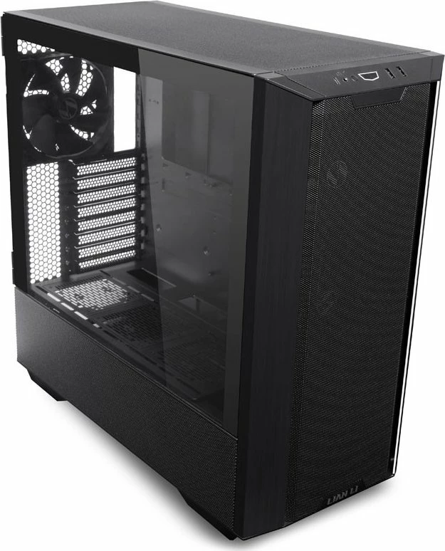 Kasë Lian Li LANCOOL III (LANCOOL 3-X) Midi Tower ATX/eATX, 4x140mm fan, USB-C, e zezë