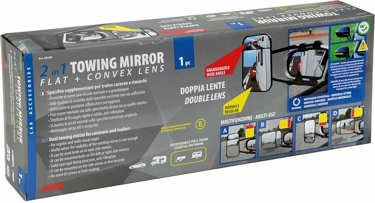 Pasqyre Terheqese Me Lente Konvekse