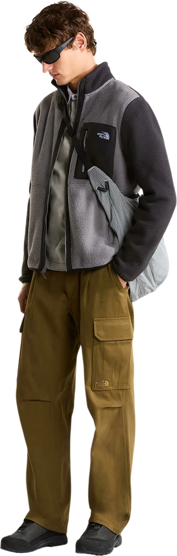 Jakne për meshkuj The North Face Yumiori Full Zip NF0A883R, gri [Madhësia: M]