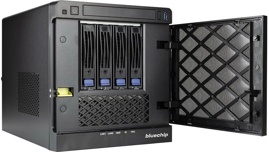 Server bluechip SERVERline T30338s, Xeon E2414, 32GB RAM, 2x480GB SSD, 2xGigabit Ethernet, zi