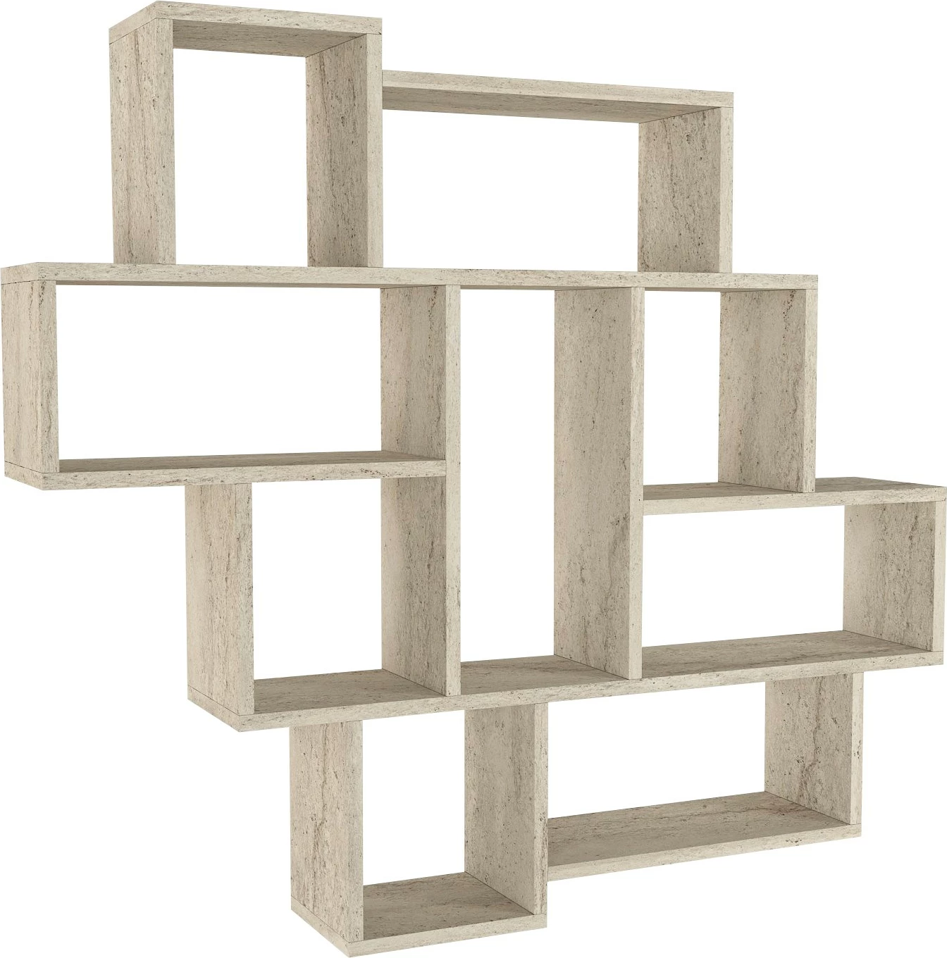Raft muri Hanah Home, ngjyrë travertine, Parola