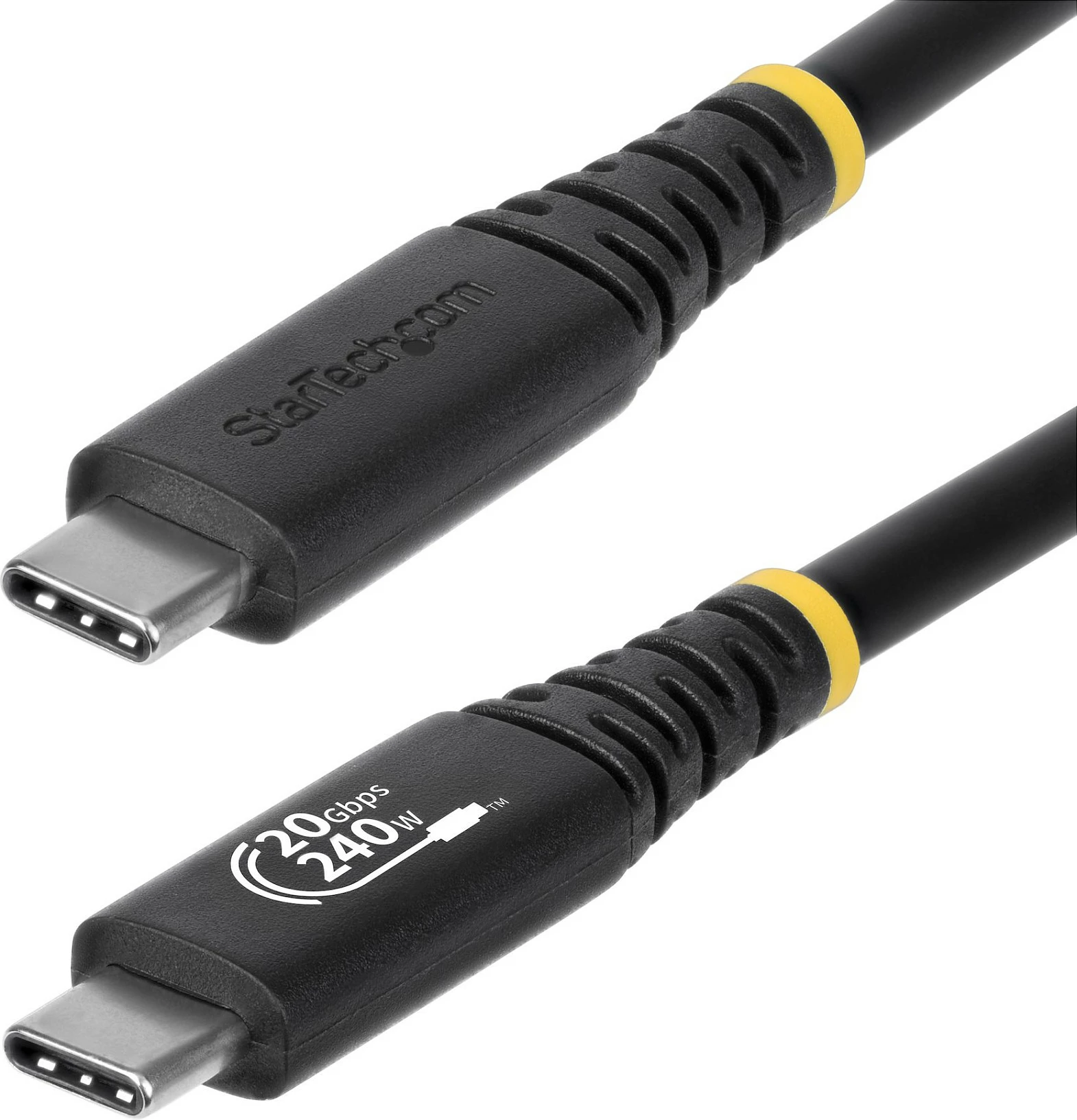 Kabllo USB-C StarTech USB4 Gen 2x2, 2m, 20Gbps, PD 240W, 4K 120Hz, e zezë