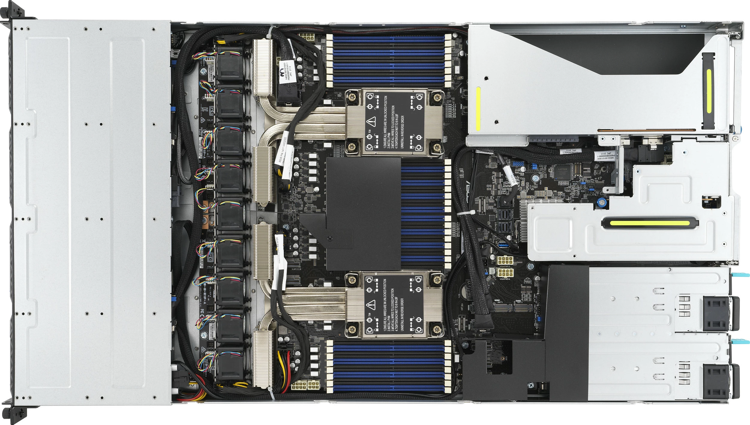 Server ASUS RS700-E10-RS4U, 1U Rack, 800W, 4x NVMe, 10G, Silver