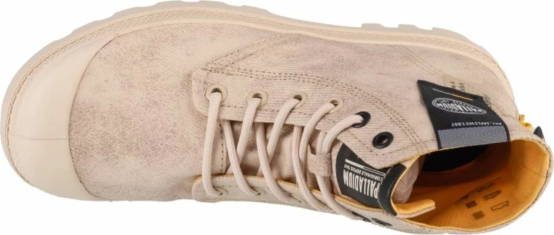 Këpucë Palladium për meshkuj dhe femra, bezhë