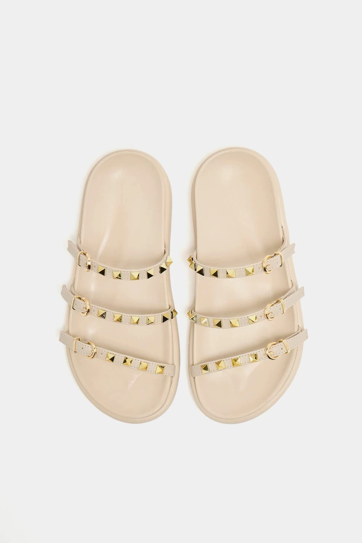 Pantofla për gra, krem, Jumeon, MK1340125YR20-003