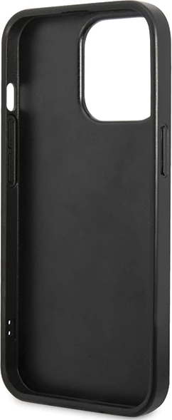 Mbështjellës Guess 4G Strass Metal Logo për iPhone 13 Pro 6.1", i zi